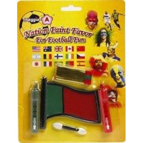 Kit Maquillage Drapeau Portugal Supporter Euro Coupe Du Monde Football