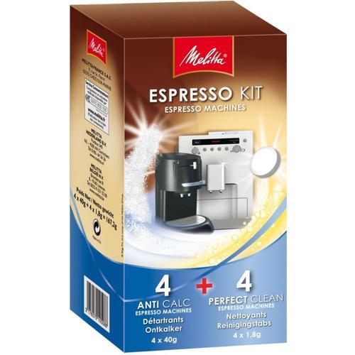 Produit De Nettoyage Melitta Espresso Kit 4 Dtartrants + 4 Nettoyant