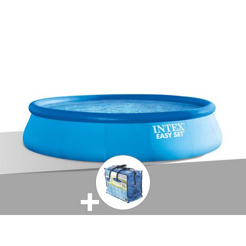 Kit Piscine Autoporte Intex Easy Set 4,57 X 1,07 M + Bche  Bulles