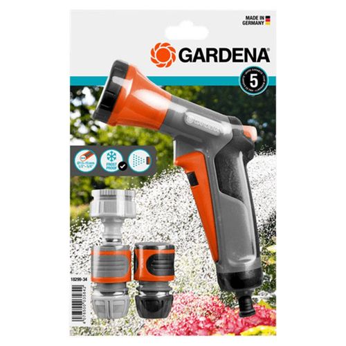 Kit Pistolet D'arrosage Classic + Raccords D'arrosage Gardena 18299-35