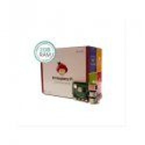 Kit Premium Officiel Pour Ordinateur Raspberry Pi 4 Avec Systme D'exploitation Microsd 32 Go Prcharg (2 Go De Ram, Blanc)