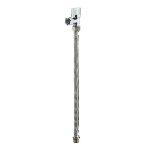 Kit Raccordement Wc Flexible 30 Cm + Robinet D'arrt 1/4t Chrom Mf12x17 Noyon & Thiebault