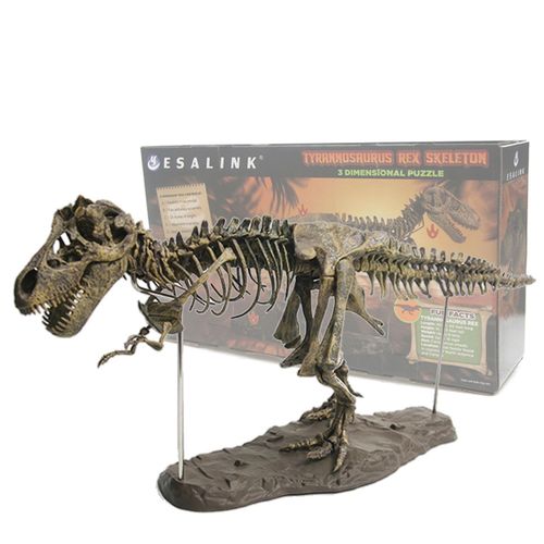 Kit Scientifique D'excavation Vorannosaurus Rex 4d,Vecun Dinosaure Et Assembler Des Modules 4d,Squelette,Prairie,Animal,Fossile,Crne,14 Ans Et Plus - Type No Box