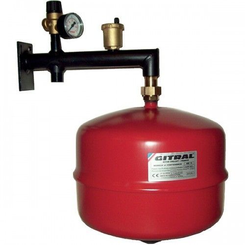Kit vase d'expansion 12 litres avec support quip GITRAL