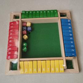 Kitchnexus Shut The Box Jeu de Table en Bois pour 2 et 4 Joueurs Jeu de Dés  Jeux de mathématiques de Table en Bois pour Adultes et Enfants : :  Jeux et Jouets