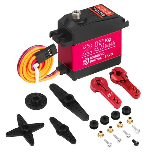 Kits De Servo Numrique tanche 25kg Sans Noyau Pour 1/10 1/8 Rc Bateau  Chenilles Modle De Robot Jouet Pour Enfants