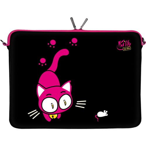 Kitty To Go Ls141-10 Designer Notebook Sleeve Housse Pour Ordinateur Portable 10,2