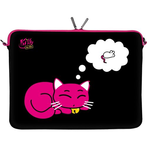 Kitty To Go Ls143-10 Designer Notebook Sleeve Housse Pour Ordinateur Portable 10,2