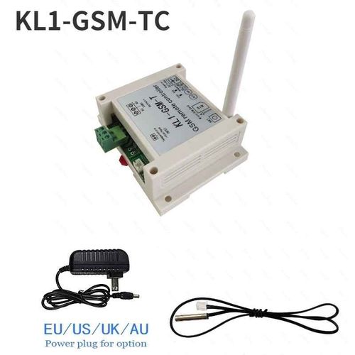 Kl1-Gsm-Tc Avec Capteur De Temprature 1 Sortie De Relais 7   36vdc 62 Normalement Ouvert Et Normalement Ferm Rappel De Mise Hors Tension - Type With Plug