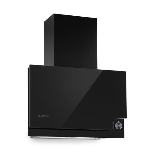 Klarstein Amelia Hotte Aspirante 60cm , Tte Libre , Dbit De 586 M/H , 3 Vitesses , Design Plat , Classe C - Noir