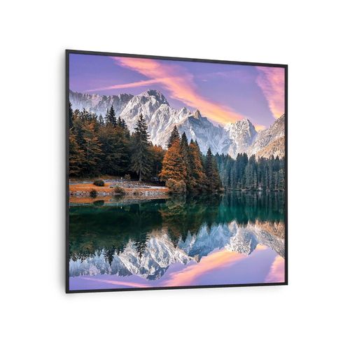 Klarstein Wonderwall Air Art Smart , Chauffage Infrarouge Connect , Contrle Par App Ou Wifi , 60x 60cm , 350w