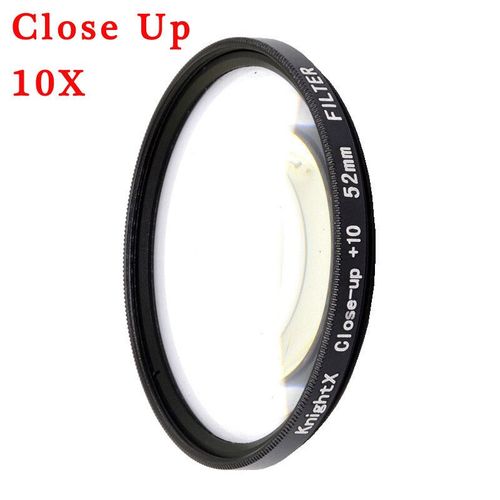 Knightx Camra De Tlphone Professionnel Macro Objectif Cpl toile Variable Nd Filtre Tous Les Smartphones 37mm 52mm 55mm 58mm Pour Canon Nikon - Type Close Up 10x-58mm