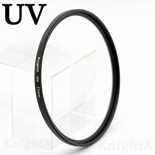 Knightx Fld Uv Cpl Nd Star Gnd Filtre D'objectif De Camra Pour Canon Eos Sony Nikon 49 52 55 58 62 67 72 77 Mm D3300 Kit Dslr D5100 1300d - Type Uv-62mm