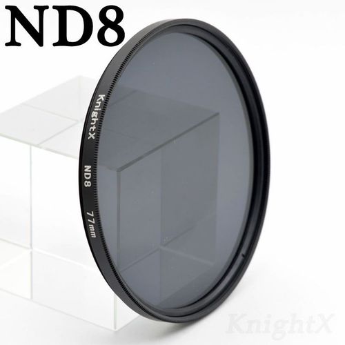 Knightx Nd2 Nd4 Nd8 Nd16 Uv 49 52 55 58 62 67 72 77,Filtre D'objectif Couleur Pour Canon Eos 1100d 700d 650d 600d,Appareil Photo Hoya 18-55mm - Type [Nd8]-52mm