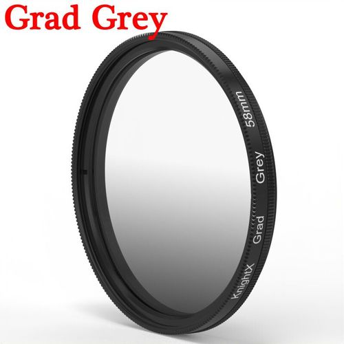 Knpackage-Filtre D'objectif D'appareil Photo Pour Canon,Sony,Nikon,Nd Macro Close-Up,Circular Yicin Izer,49mm,52mm,58mm,67mm,72mm,77mm,X Cpl - Type Grad Grey-52mm