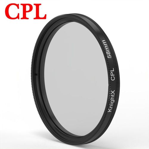 Knpackage X-Filtre D'objectif Crois Cpl Uv Star Pour Appareil Photo Reflex Numrique,Appareil Photo Nikon Pentax,Ligne 4/6/8,52/55/58/62/67/72/77 - Type Cpl-52mm