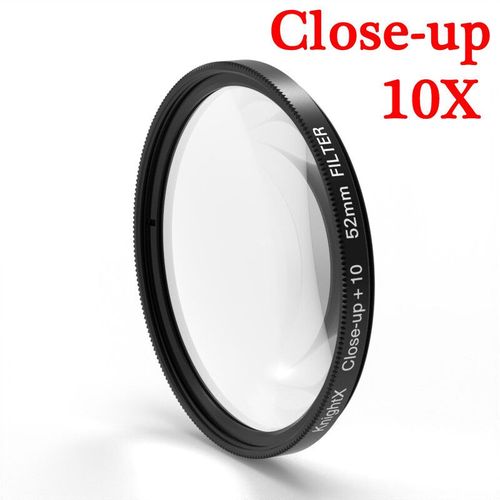 Knpackage X-Objectif Partenaires Pour Appareil Photo De Tlphone Professionnel,Filtre Nd Variable toile Cpl,Tous Les Smartphones,37mm,52mm,55mm,58mm,Canon,Nikon - Type Close Up 10x-55mm