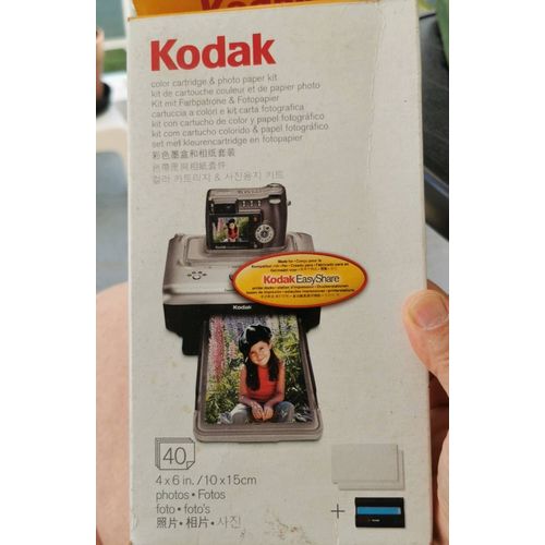 Kodak lit de cartouche couleur et papier photo