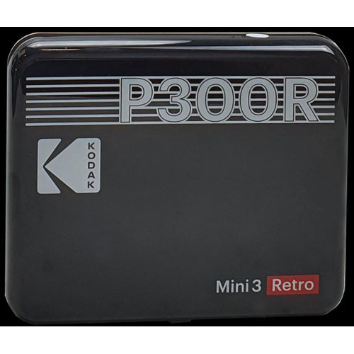 Mini imprimante connecte KODAK Mini 3 Retro Instant Square Noir - format carr 3x3