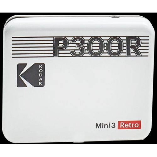 Mini imprimante connecte KODAK Mini 3 Retro Instant Square Blanc - format carr 3x3