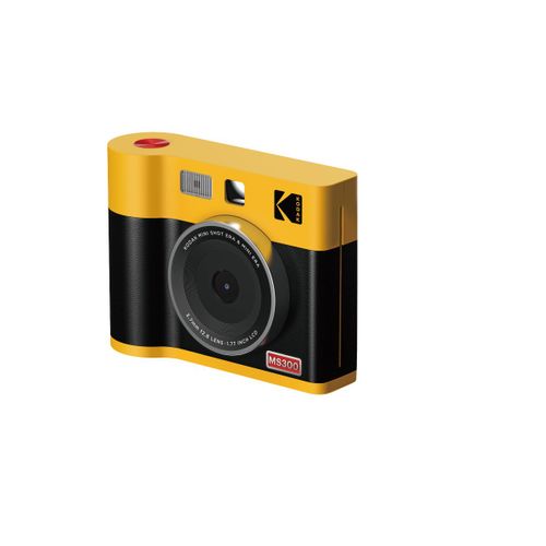 Kodak Mini Shot 3 ERA 4PASS  Appareil Photo Instantan & Imprimante Photo 2-en-1 (3x3)  Bluetooth, Rsistante  l'Eau - Jaune