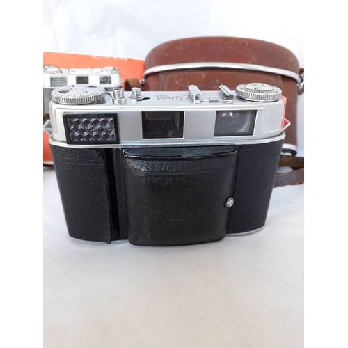KODAK RETINA III C (big c) objectif XENON C 50mm F2 +UV+paresoleil+notice+sac en cuir