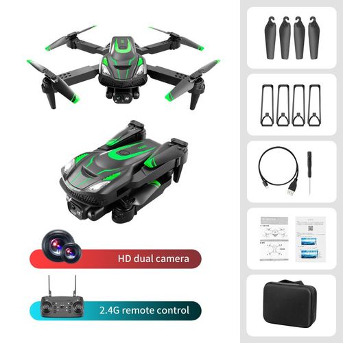 Kohr-Drone Professionnel S28,Batterie De Vol Longue Porte,Quadricoptre 4k Hd,Wifi,Photographie Arienne,Avion D'vitement D'obstacles - Type Green-Dual C-1b