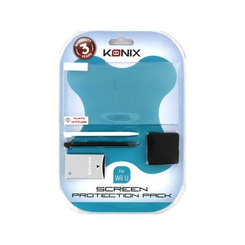 Konix Screen Protector Pad Kit De Protection Console Compatible Wii U