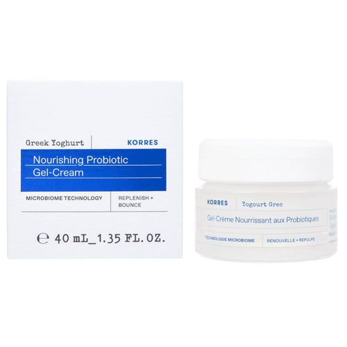 Korres - Gel-Crme Nourrissant Probiotiques&yaourt Grec Crme Visage Ultra-Hydratante Pour Peaux Mixtes 40 Ml
