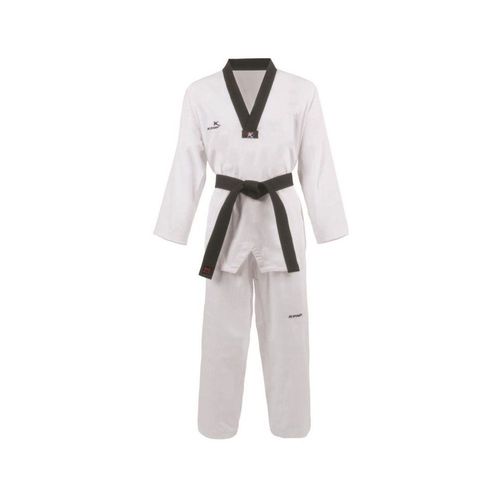 Kpnp, Dobok Taekwondo Col Noir Dan, Homologu Wt, Taille 180 Cm