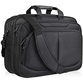 KROSER 17.1 Sacohces pour Ordinateur Portable Extensible pour 17 Porte-Documents pour Ordinateur Imperméable Extensible Sac daffaires Sac de Bandoulière pour École/Voyage/Femmes/Hommes Laptop Bag 