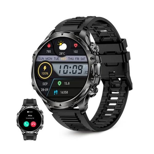 Ksix Venture Black - Smartwatch Xxl 1.85'