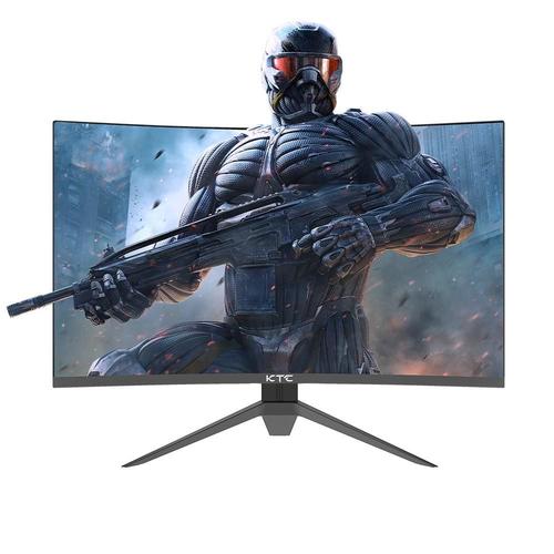 KTC H32S17 Moniteur de jeu incurv 32 pouces 1500R 2560x1440 QHD 165Hz 16:9 ELED 99% sRGB HDR10 Temps de rponse MPRT 1ms Compatible faible bleu