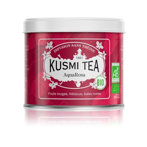 Kusmi Tea - Aquarosa - Infusion De Fruits Bio  L'hibiscus & Fruits Rouges- 100g