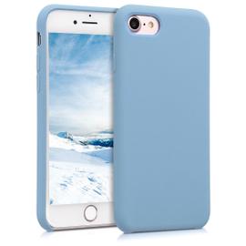 kwmobile Coque Apple iPhone 7/8 Housse de téléphone en Silicone Bleu Pastel Coque pour Apple iPhone 7/8