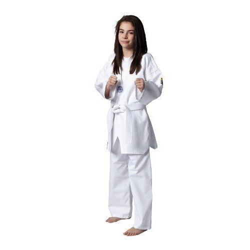 Kwon Kimono Pour Enfant Taekwondo Song Blanc Blanc 130 Cm