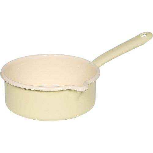 Kyaoayo-0037-006, Casserole  Long Manche Avec Grand Bec Verseur 16 1,00 L, Classic - Bunt/Pastell, Couleur Jaune Pastel, Diamtre 16 Cm, Hauteur 7 Cm, Contenu 1,0 Litre, mail, Pot  Lait