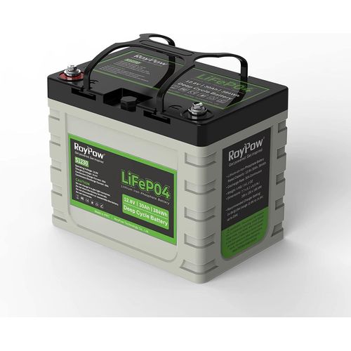 Kyaoayo-12v Lithium-Batterie 30ah, Deep Cycle Lifepo4 Lithium-E Nphosphat-Batterie Fr Rv, Solar Marine Und Off Grid