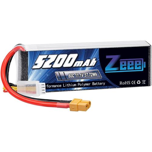 Kyaoayo-3s Lipo 5200mah 11,1v 80c 3s Batterie Rc Avec Connecteur Xt60 Pour Fpv Racing Drones Vlo De Route Quadcopters Avion Hlicoptre Rc Bateau Rc Voiture