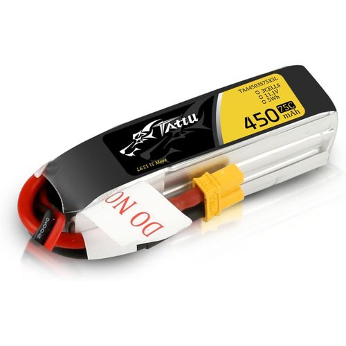 Kyaoayo-3s Lipo Batterie 450mah 11,1v 75c 3s Long Batterie Rc Avec Connecteur Xt30 Pour Fpv Racing Drones Vlo De Route Quadcopters Avion Hlicoptre