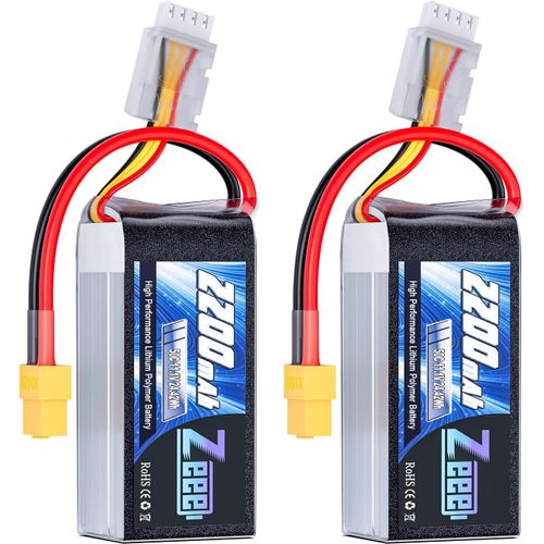 Kyaoayo-3s Lipo Batterie 50c 2200mah 11.1v Batterie Courte Avec Prise Xt60 Pour Rc Voiture Camion Rc Vhicules Bateau Drone Rc Avion Quadcopter Hlicoptre Fpv Racing Hobby Modles (2 Pcs)