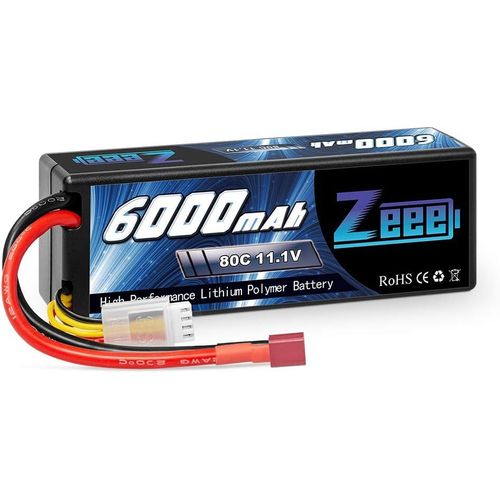 Kyaoayo-3s Lipo Batterie 6000mah 11,1v 80c 3s Coque Dure Batterie Avec Connecteur T Pour Fpv Racing Drones Vlo De Route Quadcopters Avion Hlicoptre Rc Evader Bx Auto Car Truck Lkw Truggy Rc Hobby