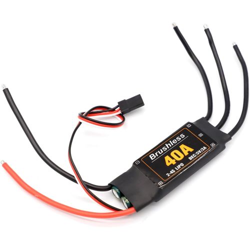Kyaoayo-40a Esc 2-4s Brushless Esc Contrleur De Vitesse 5v 3a Bec Contrleur De Vitesse Moteur Pour Aile Fixe Diy Rc Avion Drone Hlicoptre Quadcopter