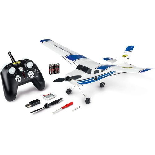 KYAOAYO-500505034 Avion De Sport Rc 2,4 Ghz 100% Rtr Bleu - Modle Rduit DAvion Tlcommand, Avion Rc, Modle Robuste Rtf (Prt  Voler) Pour Dbutant, Avec Piles Et Tlcommande