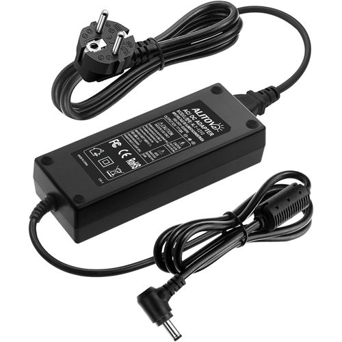 KYAOAYO-Ac 100-240V To Dc 12V 10A Power Supply Adapter Converter Charger With 5.5X2.1Mm Dc Output Jack For 5050 3528 Led Strip Module Light Ccvt