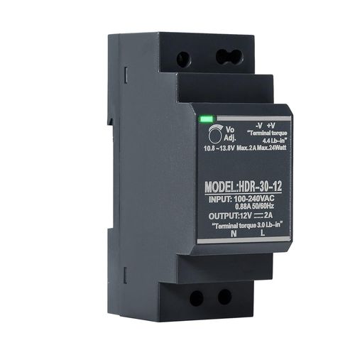 KYAOAYO-Alimentation Sur Rail Din 30 W 12 V 2 A, Transformateur D'Alimentation Sur Rail Ac Vers Dc, Entre Ac 100 V-240 V, Sortie Dc 12 V