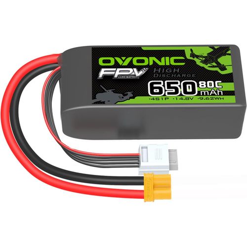 Kyaoayo-Batterie Lipo 4s 80c 650 Mah 14,8 V Avec Xt30 Pour Avion Rc Quadcopter Hlicoptre Fpv Racing Drone
