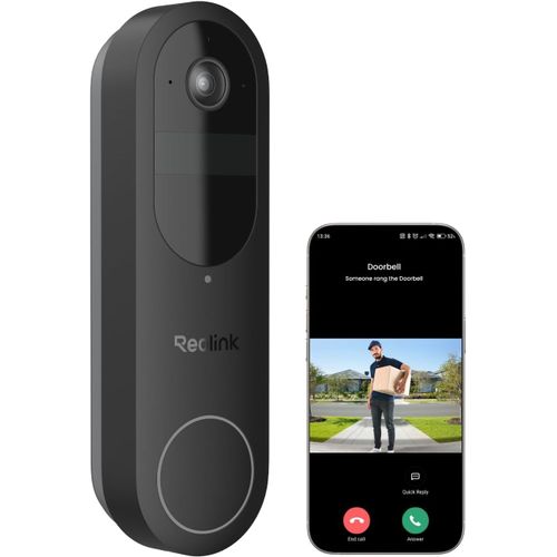 KYAOAYO-Camra Sonnette 2K Sans Fil Avec Batterie, Wi-Fi 2.4/5Ghz, Vue Tte-Pieds 1 1, Dtection Des Personnes/Vhicules/Colis, Pas De Frais Mensuels, Audio Bidirectionnel, Video Doorbell (Batterie)