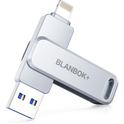 KYAOAYO-Certifi Apple Mfi Cl Usb 128Go Pour Iphone, Photostick Omni Lighting, Usb C Stockage Externe, Compatible Avec Iphone,Ipad Mac Type C Et Pc