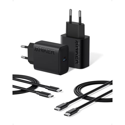Kyaoayo-Chargeur Usb-C Super Rapide 25 W Avec Cble Usb-C, Prend En Charge La Charge Rapide Pps Pour Samsung Galaxy S23 Ultra/S23+/S23/S22/S21/S20/Note 20, Etc. (Lot De 2 Cbles De 1,5 M Inclus)